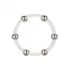 Calexotics - Steel Beaded Silicone Ring XL. Stalowe kuleczki i silikon