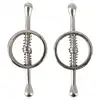 Fetish Collection Nipple Clamps Spring - Eleganckie metalowe zaciski sprężynowe