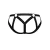 Male Power - Strappy Ring Jock L/XL - Majtki męskie z seksownymi paskami na pośladkach