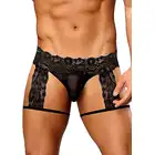 Male Power - Scandal Lacce G-string Garter L/XL. Majtki męskie z seksowną koronką
