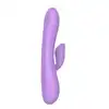 The Candy Shop - Purple Rain USB. Pastelowy wibrator ze stymulacją łechtaczki