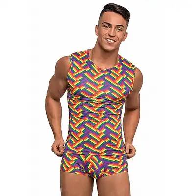 Male Power - Fitness Tank L - Bezrękawnik fitness z pełnym tyłem