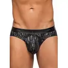 Male Power - Insert Bikini L - Majteczki męskie z olśniewająco metalicznym wzorem