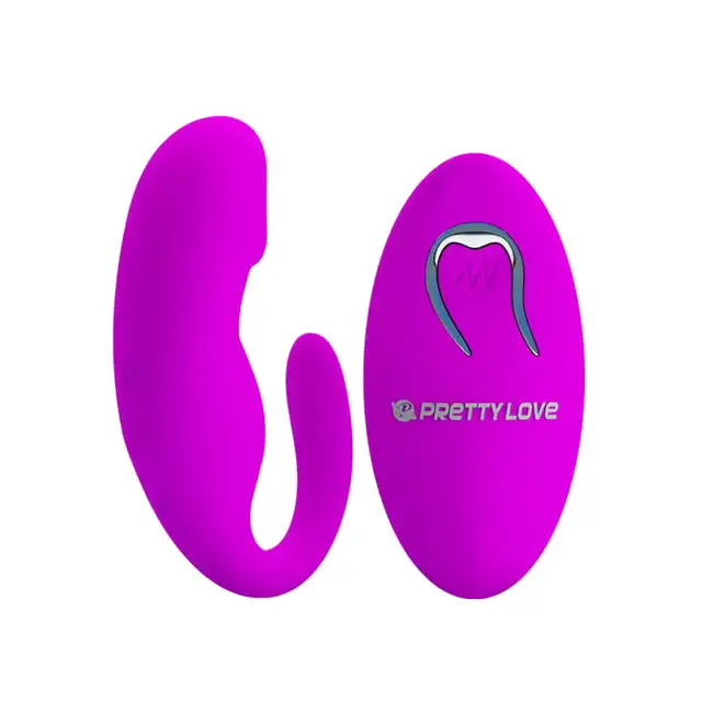 Pretty Love - Tiffany USB. Silikonowy wibrator dla par z pilotem. 12 trybów!