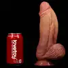 LoveToy - 10` Nature cock As Pie - unikatowe dildo z przyssawką, podwójny silikon