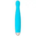 Cuties - 2.0 Mini Vibrator Blue - niezwykły mini wibrator z 7 funkcjami wibracji, bardzo giętki