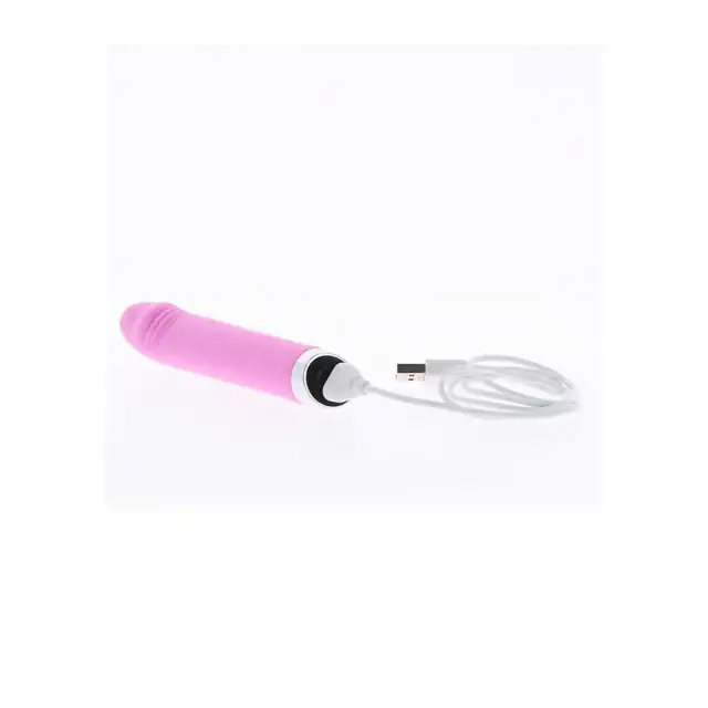Happiness - Love Me Forever. Uroczy jasnoróżowy wibrator na USB