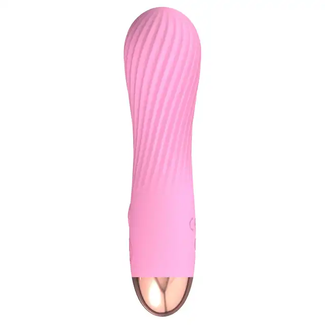 Cuties - 2.0 Mini Vibrator Pink - mini wibrator w ślicznym różowym kolorze, 7 funkcji wibracji