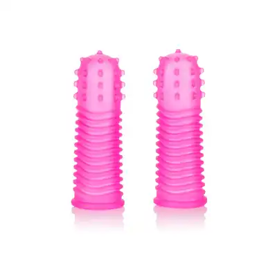 Calexotics - Intimate Play Finger Tingler - dwie nakładki na palec z wypustkami, do stymulacji 
