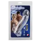 YOU2TOYS - Chrystal Skin Penis Sleeve Vibro - Przedłużka z wibrującym języczkiem + 5 cm