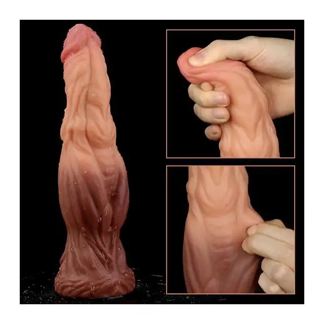 LoveToy - 9,5` Nature cock As Pie - oryginalne dildo z przyssawką 24 cm długości!