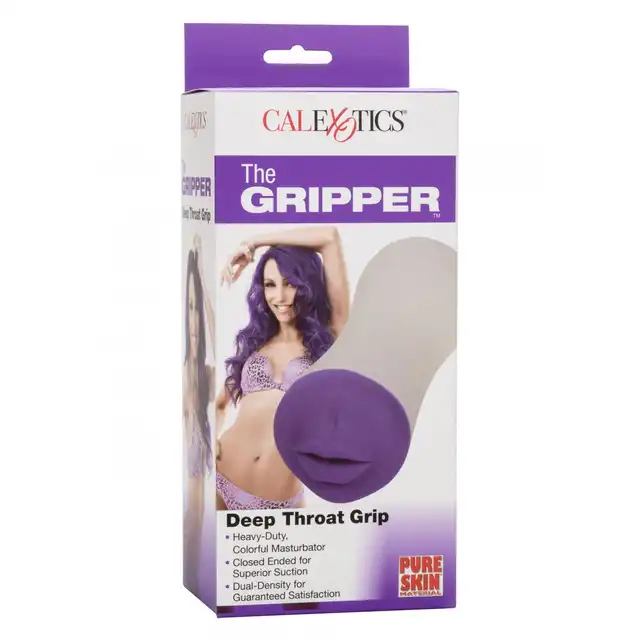 Calexotics - Deep Throat Gripper. Masturbator w kształcie ust. Świetne tekstury
