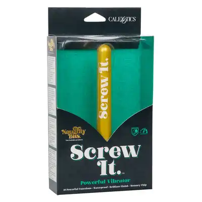 Calexotics - Screw it. Powerful Vibrator - wibrator w kształcie pocisku z 10 trybami wibracji
