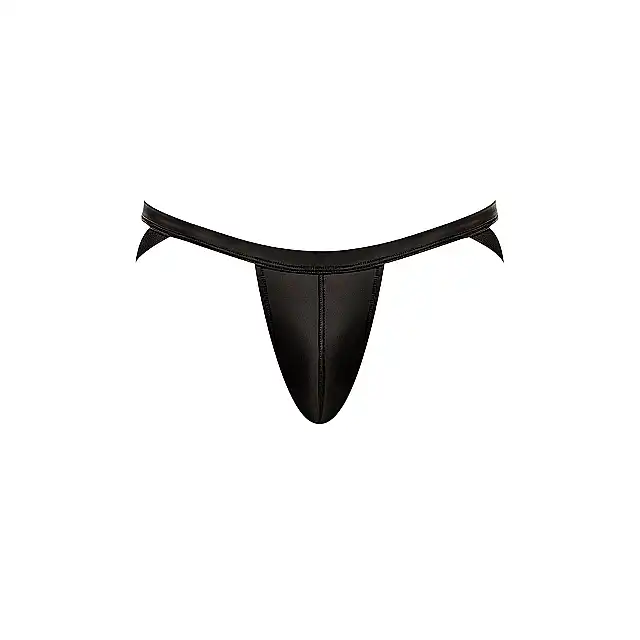 Male Power - Strappy Ring Jock L/XL - Majtki męskie z seksownymi paskami na pośladkach