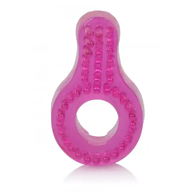 Calexotics - Super Stretch Enhancer Ring. Pierścień erekcyjny z wypustkami
