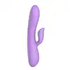 The Candy Shop - Purple Rain USB. Pastelowy wibrator ze stymulacją łechtaczki