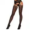 Obsessive - Garter Stockings S817 S/M/L - drapieżne garter stockings w cętki