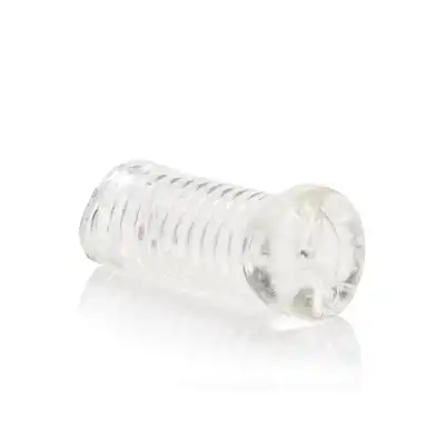 Calexotics - Basic Essentials Tight Pussy - satysfakcjonujący masturbator z prążkowanym trzonem