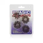 Calexotics - Basic Essentials 4 Pack - zestaw 4 ringów erekcyjnych o różnych kształtach