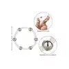 Calexotics - Steel Beaded Silicone Ring XL. Stalowe kuleczki i silikon