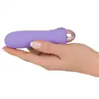 Cuties - Mini Vibrator Purple - kieszonkowy wibrator w fioletowym kolorze, 7 funkcji wibracji