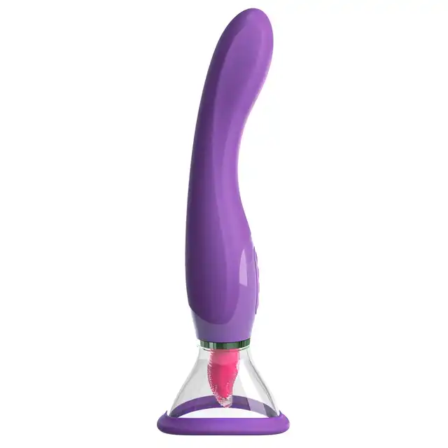 PIPEDREAM - Her ultimate pleasure - Wodoodporny wielofunkcyjny wibrator z wibrującym języczkiem i funkcją bezpiecznego ssania