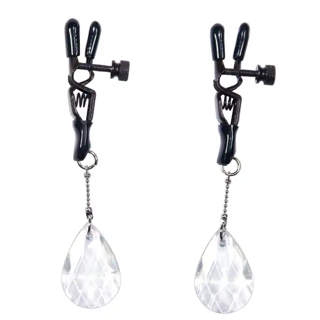 Bad Kitty - Nipple Drops - Biżuteryjne eleganckie zaciski na sutki