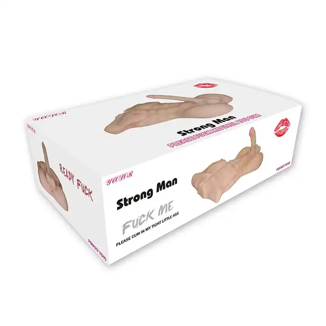 Sex Therapy - Masturbator Male Body L - Mega duży i realistyczny tors męski z penisem naturalnych rozmiarów