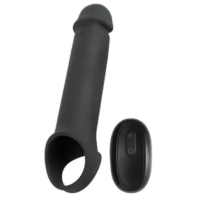 YOU2TOYS - Rebel RC Penis Extender - Wibrująca przedłużka z materiału Soft Touch + 8 cm -10 trybów wibracji