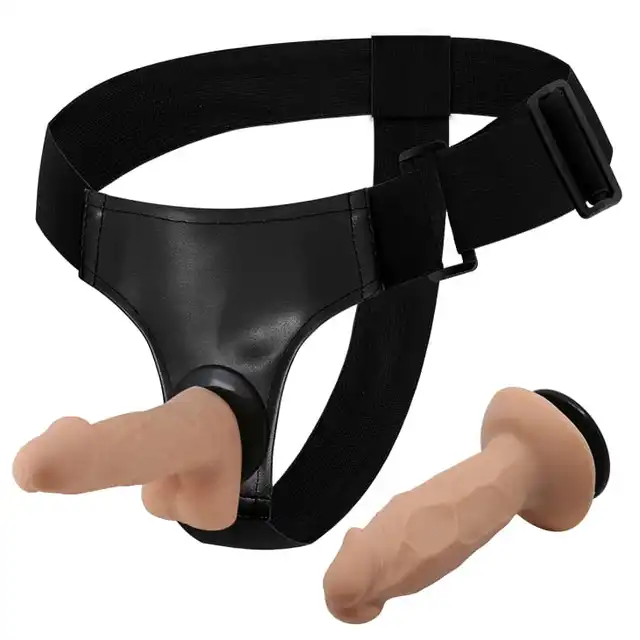 Baile - Jessica Strap On. Zestaw strap on  oraz 2 dilda. Idealne dla kobiet