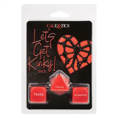 Calexotics - Let`s Get Kinky Dice - zestaw trzech kostek do gry rozgrzewający atmosferę