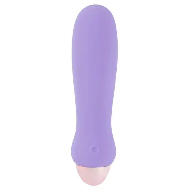 Cuties - Mini Vibrator Purple - kieszonkowy wibrator w fioletowym kolorze, 7 funkcji wibracji
