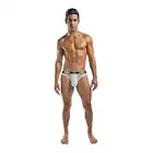 Male Power - Lo Rise Thong  White L/XL. Nowoczesne i seksowne białe męskie slipy 