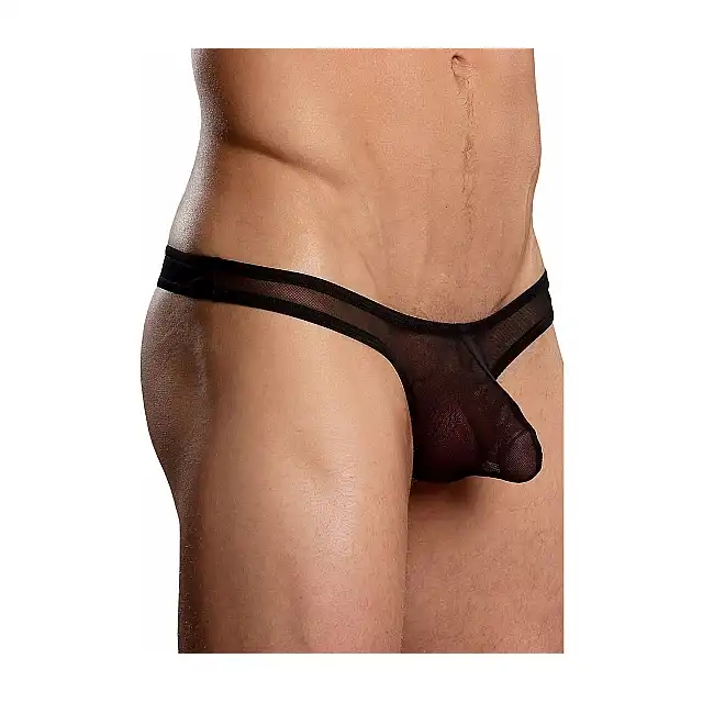 Male Power - Mini Pouch Thong L/XL - Wyjątkowo seksowne i wygodne stringi męskie L/XL