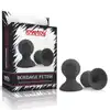 LoveToy - Nipple Suckers Black - silikonowe, czarne pompki do sutków