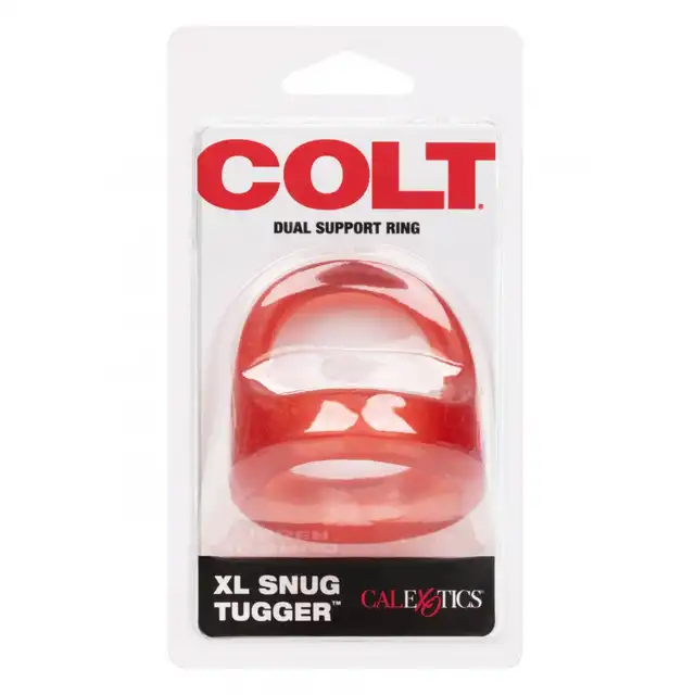 Calexotics - Colt Grip. Ring erekcyjny z rękawem na jądra