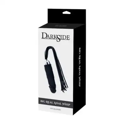 Toyz4lovers - Darkside Real anal Whip - Wibrator z batem do stymulacji dopochwowej i analnej