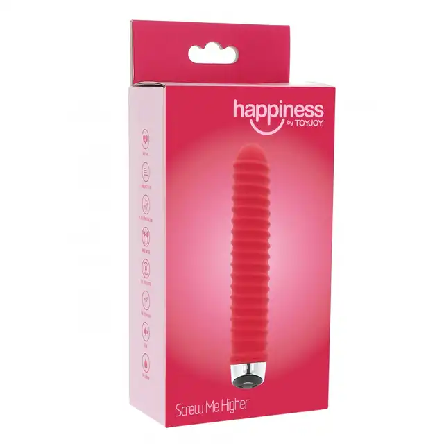 Happiness - Screw Me Higher USB. Prążkowany wibrator 12,75 cm 