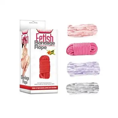 LoveToy - Fetish Bondage Rope Pink - 10 m lina, kolor różowy