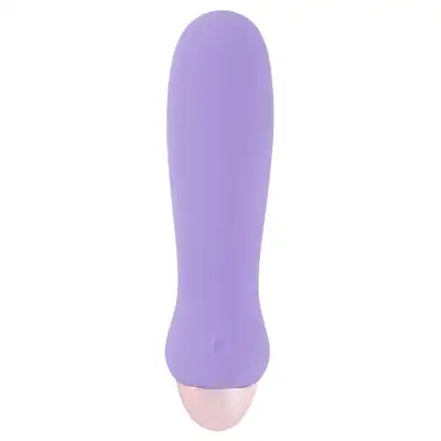 Cuties - Mini Vibrator Purple - kieszonkowy wibrator w fioletowym kolorze, 7 funkcji wibracji