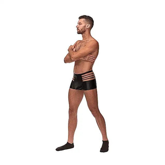 Male Power - Cage Short L - Szorty z intrygującymi paskami na biodrach