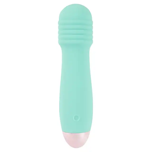 Cuties - Mini Vibrator Green - kieszonkowy wibrator w jasnozielonym kolorze, 7 funkcji wibracji