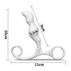 LoveToy - P Spot Plug White - masażer prostaty z wygodnym uchwytem 