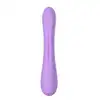 The Candy Shop - Purple Rain USB. Pastelowy wibrator ze stymulacją łechtaczki