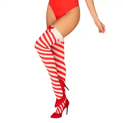 Obsessive - Kissmas pończochy S/M - fikuśne pończochy z kolekcji Kissmas