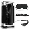 LoveToy - Bondage Kit Black - zestaw do zniewalania w kolorze czarnym 