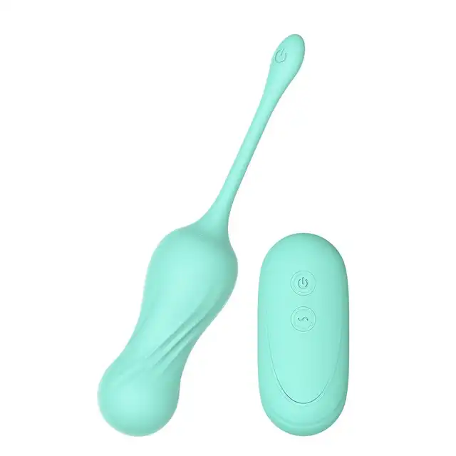The Candy Shop - Sweet Apple USB. Jajeczko wibrujące z pilotem. W kolorze miętowym