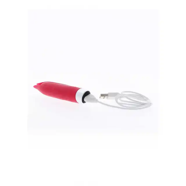 Happiness - Light My Fire USB. Mały silikonowy wibrator. Idealny do łechtaczki 13,5 cm