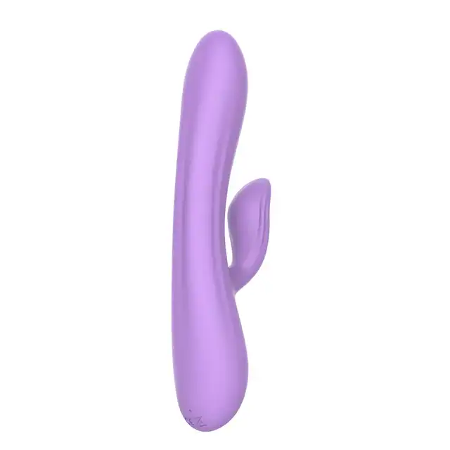 The Candy Shop - Purple Rain USB. Pastelowy wibrator ze stymulacją łechtaczki