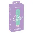 Cuties - Mini Vibrator Green - kieszonkowy wibrator w jasnozielonym kolorze, 7 funkcji wibracji